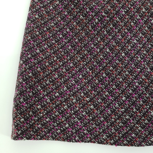 Loft Tweed A Line Skirt Sz 4P - Picture 2 of 7